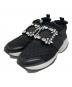 Roger Vivier（ロジェ ヴィヴィエ）の古着「ヴィヴ ラン スニーカー」｜ブラック×ホワイト