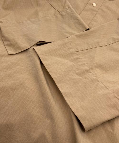 AURALEE（オーラリー）AURALEE (オーラリー) WASHED FINX RIPSTOP CHAMBRAY HALF SLEEVED ベージュの古着・服飾アイテム