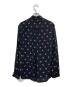 MAISON KITSUNE (メゾンキツネ) classic fluid shirt in printed crepe ピンク×ブラック サイズ:34：7000円