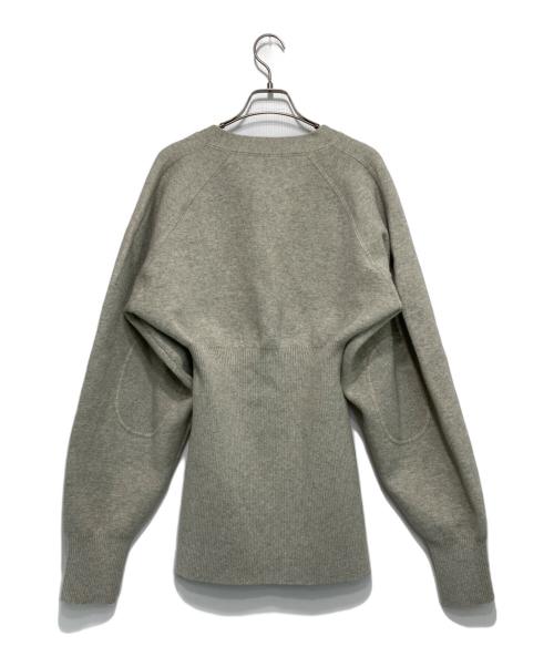 TODAYFUL（トゥデイフル）TODAYFUL (トゥデイフル) Waistshape Knit Cardigan グレー サイズ:Fの古着・服飾アイテム
