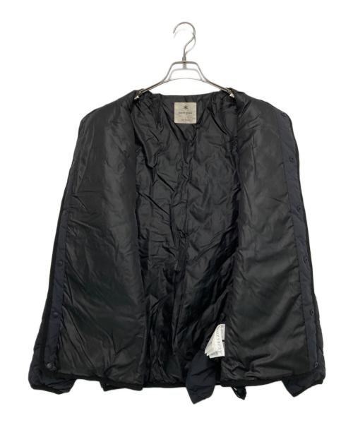 Snow peak（スノーピーク）Snow peak (スノーピーク) Recycled Ny Ripstop Down Cardigan ブラック サイズ:Lの古着・服飾アイテム