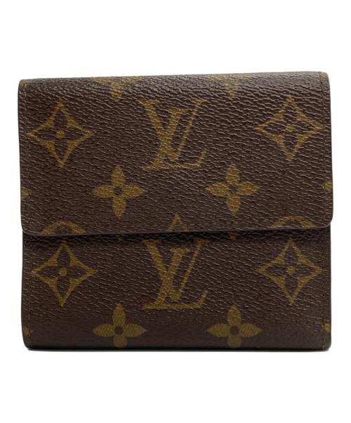 LOUIS VUITTON（ルイ ヴィトン）LOUIS VUITTON (ルイ ヴィトン) ポルトモネ・ビエ カルトクレディ モノグラム 3つ折り財布 ブラウンの古着・服飾アイテム