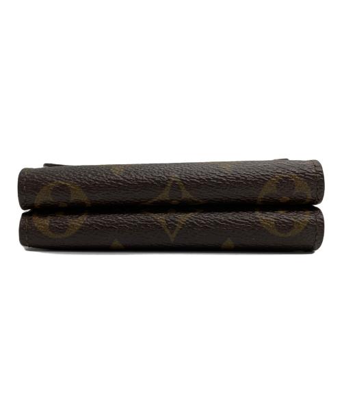 LOUIS VUITTON（ルイ ヴィトン）LOUIS VUITTON (ルイ ヴィトン) ポルトモネ・ビエ カルトクレディ モノグラム 3つ折り財布 ブラウンの古着・服飾アイテム