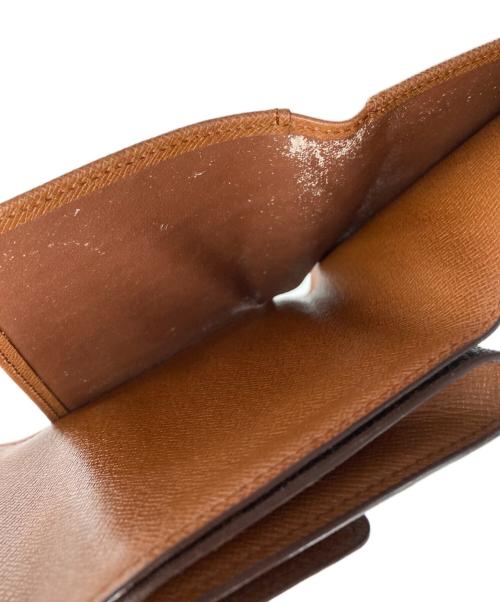 LOUIS VUITTON（ルイ ヴィトン）LOUIS VUITTON (ルイ ヴィトン) ポルトモネ・ビエ カルトクレディ モノグラム 3つ折り財布 ブラウンの古着・服飾アイテム