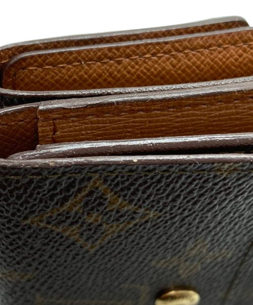 LOUIS VUITTON（ルイ ヴィトン）LOUIS VUITTON (ルイ ヴィトン) ポルトモネ・ビエ カルトクレディ モノグラム 3つ折り財布 ブラウンの古着・服飾アイテム