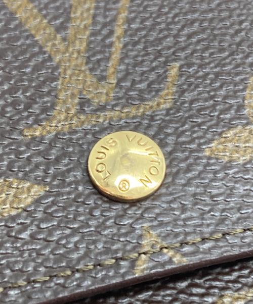 LOUIS VUITTON（ルイ ヴィトン）LOUIS VUITTON (ルイ ヴィトン) ポルトモネ・ビエ カルトクレディ モノグラム 3つ折り財布 ブラウンの古着・服飾アイテム