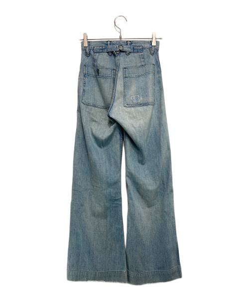 RRL（ダブルアールエル）RRL (ダブルアールエル) ダメージ加工フレアデニムパンツ インディゴ サイズ:63.5　（W25)の古着・服飾アイテム
