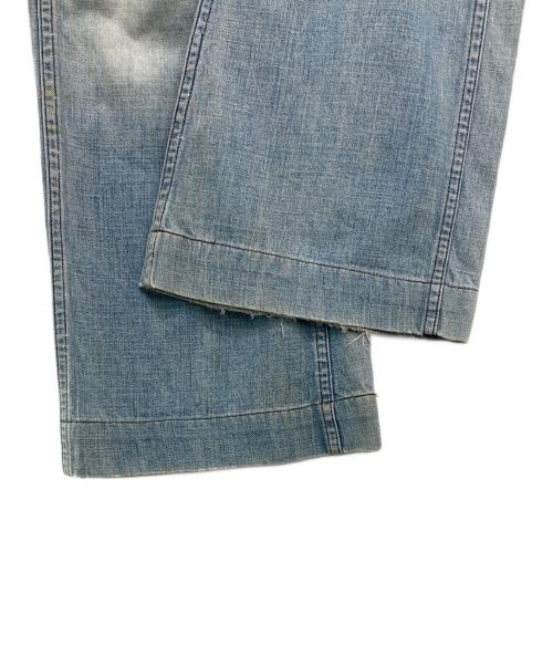 RRL（ダブルアールエル）RRL (ダブルアールエル) ダメージ加工フレアデニムパンツ インディゴ サイズ:63.5　（W25)の古着・服飾アイテム