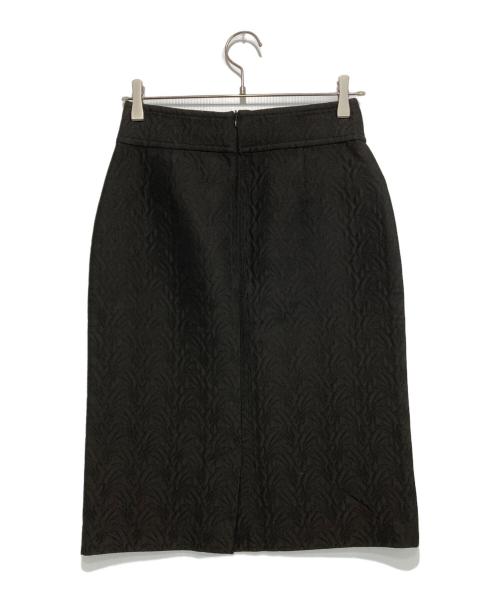DRIES VAN NOTEN（ドリスヴァンノッテン）DRIES VAN NOTEN (ドリスヴァンノッテン) ジャガードタイトスカート ブラック サイズ:36の古着・服飾アイテム