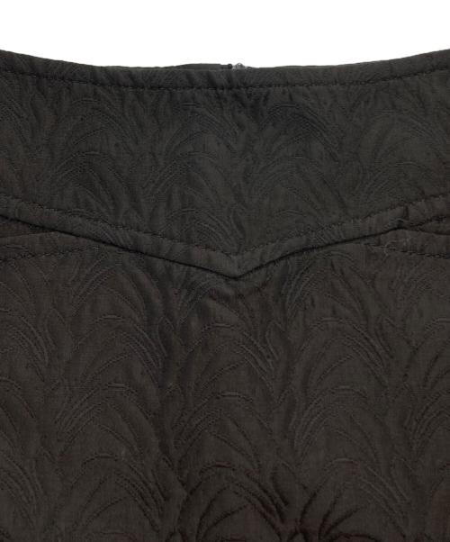DRIES VAN NOTEN（ドリスヴァンノッテン）DRIES VAN NOTEN (ドリスヴァンノッテン) ジャガードタイトスカート ブラック サイズ:36の古着・服飾アイテム