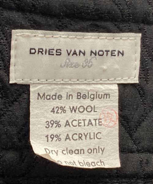 DRIES VAN NOTEN（ドリスヴァンノッテン）DRIES VAN NOTEN (ドリスヴァンノッテン) ジャガードタイトスカート ブラック サイズ:36の古着・服飾アイテム