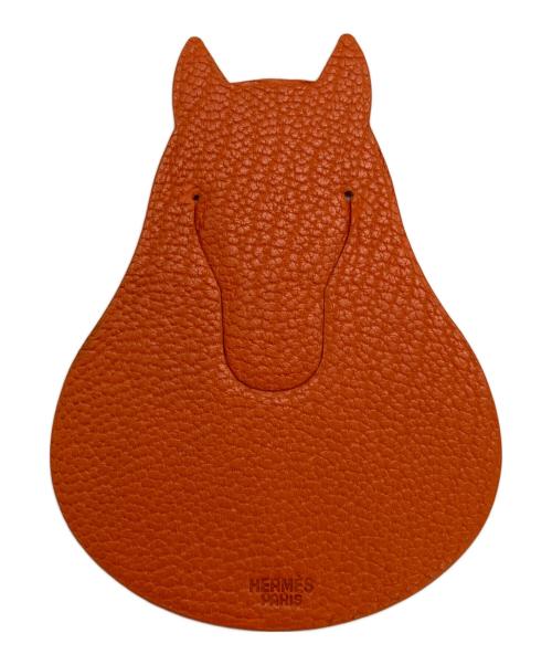 HERMES（エルメス）HERMES (エルメス) ブックマーク オレンジの古着・服飾アイテム