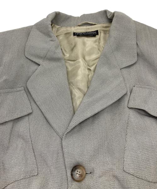 GIORGIO ARMANI（ジョルジオアルマーニ）GIORGIO ARMANI (ジョルジオアルマーニ) レーヨン3Bジャケット ベージュ サイズ:48の古着・服飾アイテム