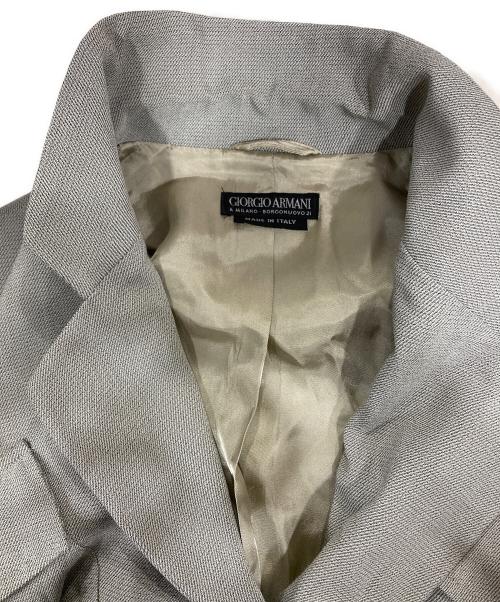 GIORGIO ARMANI（ジョルジオアルマーニ）GIORGIO ARMANI (ジョルジオアルマーニ) レーヨン3Bジャケット ベージュ サイズ:48の古着・服飾アイテム