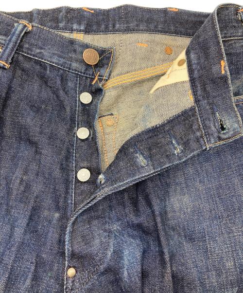 EVISU（エヴィス）EVISU (エヴィス) YAMANE (ヤマネ) Lot.1947 シンチバックデニムパンツ インディゴ サイズ:W34の古着・服飾アイテム