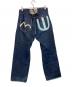 EVISU (エヴィス) YAMANE (ヤマネ) Lot.1947 シンチバックデニムパンツ インディゴ サイズ:W34：23000円