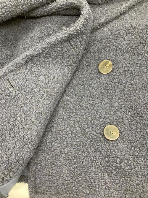 theory（セオリー）theory (セオリー) TEDDY FLEECE FAUX FUR PEACOAT ネイビー サイズ:Pの古着・服飾アイテム