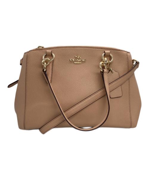 COACH（コーチ）COACH (コーチ) ミニ クリスティー キャリーオール ピンクの古着・服飾アイテム