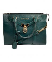 MICHAEL KORS（マイケルコース）の古着「NOUVEAU HAMILTON 2WAYバッグ」｜グリーン