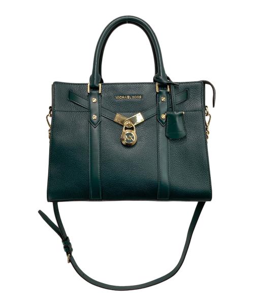 MICHAEL KORS（マイケルコース）MICHAEL KORS (マイケルコース) NOUVEAU HAMILTON 2WAYバッグ グリーンの古着・服飾アイテム