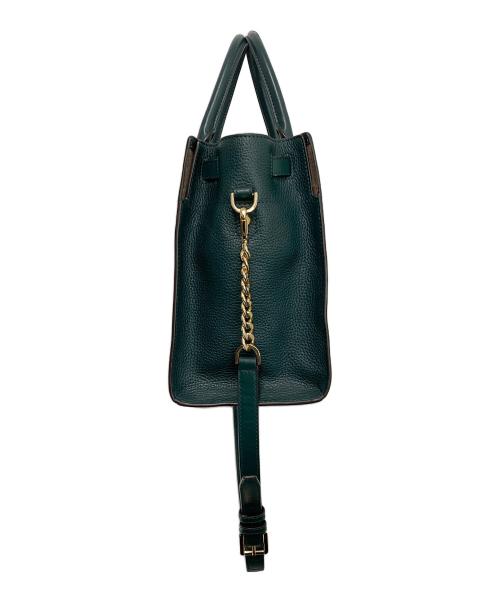 MICHAEL KORS（マイケルコース）MICHAEL KORS (マイケルコース) NOUVEAU HAMILTON 2WAYバッグ グリーンの古着・服飾アイテム