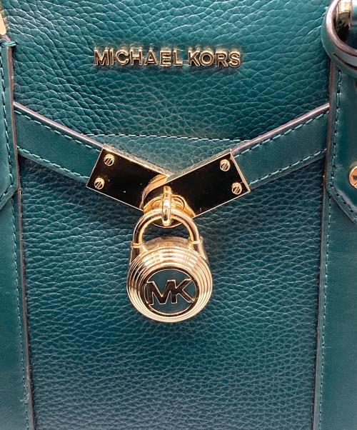 MICHAEL KORS（マイケルコース）MICHAEL KORS (マイケルコース) NOUVEAU HAMILTON 2WAYバッグ グリーンの古着・服飾アイテム