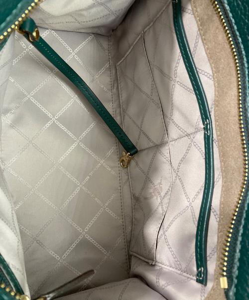 MICHAEL KORS（マイケルコース）MICHAEL KORS (マイケルコース) NOUVEAU HAMILTON 2WAYバッグ グリーンの古着・服飾アイテム