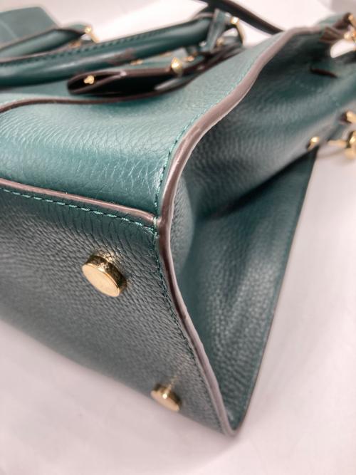 MICHAEL KORS（マイケルコース）MICHAEL KORS (マイケルコース) NOUVEAU HAMILTON 2WAYバッグ グリーンの古着・服飾アイテム