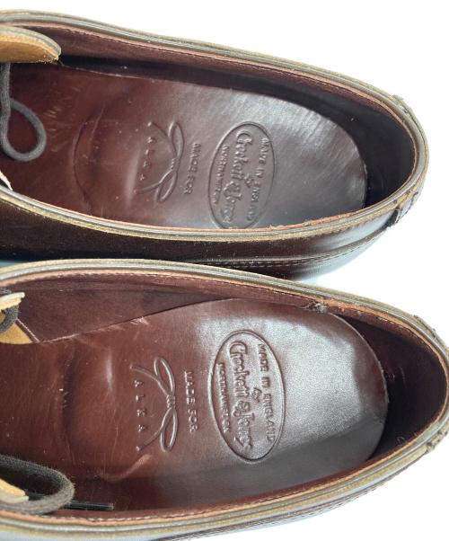 ALKA（アルカ）ALKA (アルカ) Crockett & Jones (クロケット＆ジョーンズ) Uチップシューズ ブラウン サイズ:6Eの古着・服飾アイテム