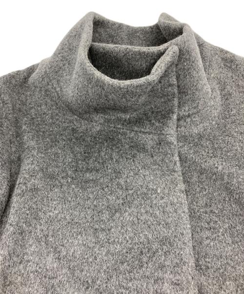 ANAYI（アナイ）ANAYI (アナイ) アンゴラビーバー 袖フレアコート グレー サイズ:38の古着・服飾アイテム