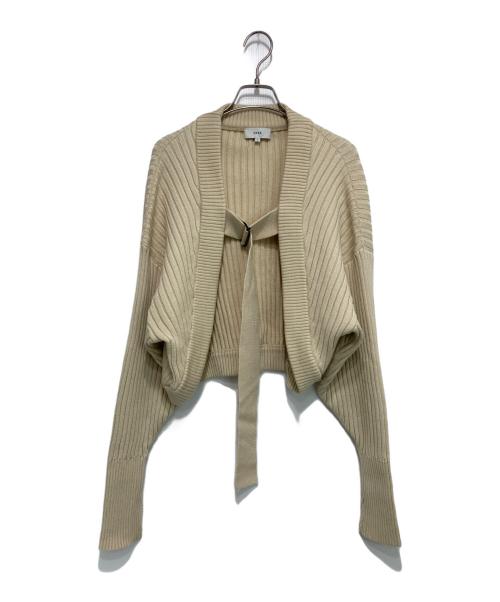 HYKE（ハイク）HYKE (ハイク) GANSEY SWEATER BORERO ベージュ サイズ:SIZE 1の古着・服飾アイテム