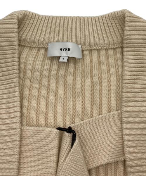 HYKE（ハイク）HYKE (ハイク) GANSEY SWEATER BORERO ベージュ サイズ:SIZE 1の古着・服飾アイテム