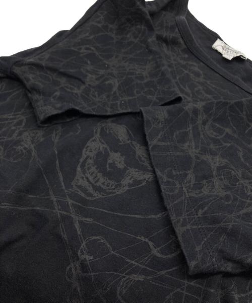 Vivienne Westwood man（ヴィヴィアン ウェストウッド マン）Vivienne Westwood man (ヴィヴィアン ウェストウッド マン) スカル柄 フロントオーブTシャツ ブラック サイズ:44の古着・服飾アイテム