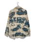 DIESEL (ディーゼル) S-CROSS チェックシャツ ベージュ×ブルー サイズ:S：6000円