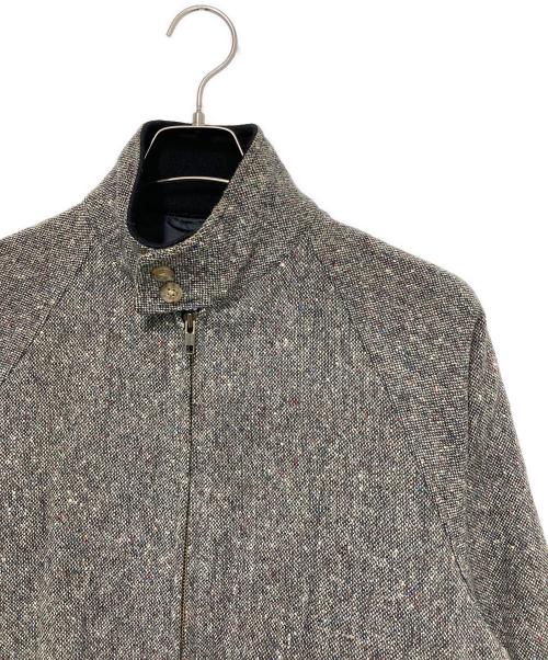J.PRESS（ジェイプレス）J.PRESS (ジェイプレス) 70-80ｓ ツイードジップアップブルゾン グレー×ブラック サイズ:Lの古着・服飾アイテム