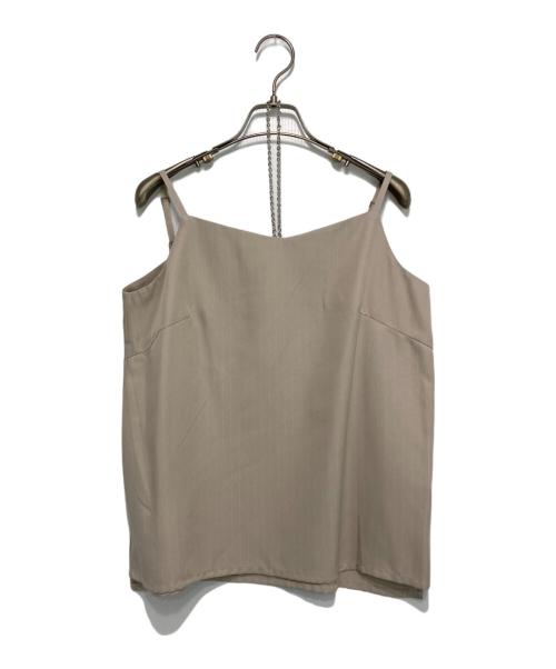 et.UNiVER（エトユニベール）et.UNIVER (エトユニベール) 989 Pleats skirt sheer jk set up ベージュ サイズ:L 未使用品の古着・服飾アイテム