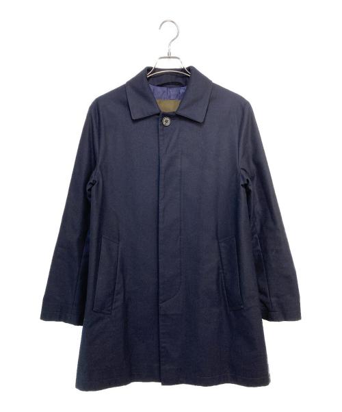 MACKINTOSH（マッキントッシュ）MACKINTOSH (マッキントッシュ) ウールステンカラーコート ネイビー サイズ:38の古着・服飾アイテム
