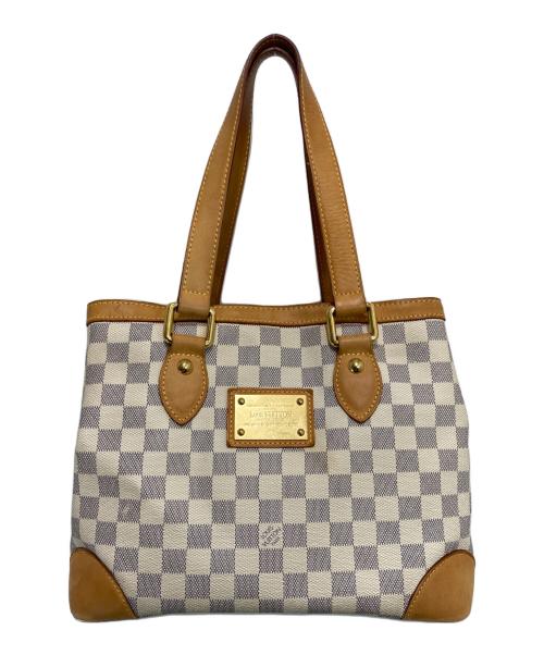LOUIS VUITTON（ルイ ヴィトン）LOUIS VUITTON (ルイ ヴィトン) ダミエ・アズール ハムステッドPM アイボリー×ブラウンの古着・服飾アイテム
