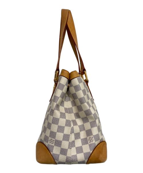 LOUIS VUITTON（ルイ ヴィトン）LOUIS VUITTON (ルイ ヴィトン) ダミエ・アズール ハムステッドPM アイボリー×ブラウンの古着・服飾アイテム