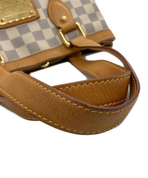 LOUIS VUITTON（ルイ ヴィトン）LOUIS VUITTON (ルイ ヴィトン) ダミエ・アズール ハムステッドPM アイボリー×ブラウンの古着・服飾アイテム