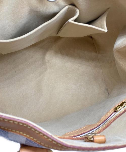 LOUIS VUITTON（ルイ ヴィトン）LOUIS VUITTON (ルイ ヴィトン) ダミエ・アズール ハムステッドPM アイボリー×ブラウンの古着・服飾アイテム