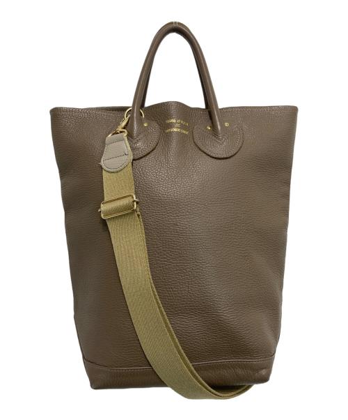 YOUNG & OLSEN The DRYGOODS STORE（ヤングアンドオルセン ザ ドライグッズストア）YOUNG & OLSEN The DRYGOODS STORE (ヤングアンドオルセン ザ ドライグッズストア) 2WAY トートバッグ ブラウンの古着・服飾アイテム