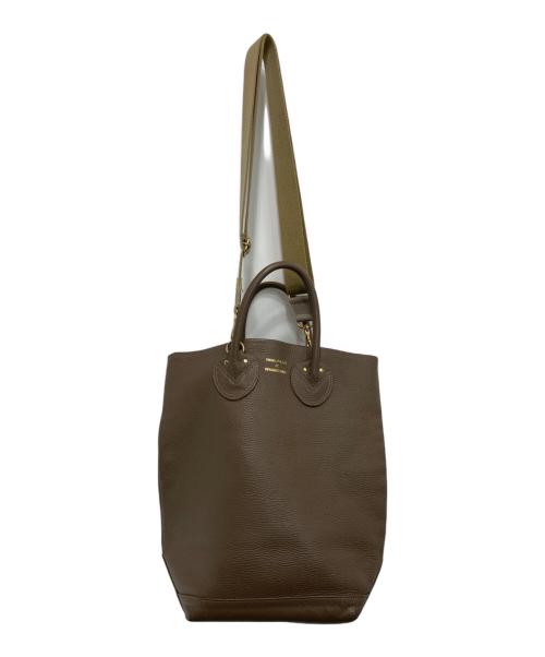YOUNG & OLSEN The DRYGOODS STORE（ヤングアンドオルセン ザ ドライグッズストア）YOUNG & OLSEN The DRYGOODS STORE (ヤングアンドオルセン ザ ドライグッズストア) 2WAY トートバッグ ブラウンの古着・服飾アイテム