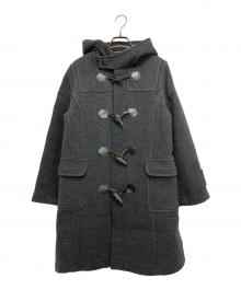 BURBERRY LONDON（バーバリーロンドン）の古着「裏地ノバチェック ダッフルコート」｜グレー