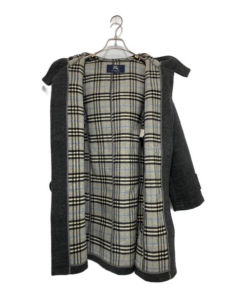 BURBERRY LONDON（バーバリーロンドン）BURBERRY LONDON (バーバリーロンドン) 裏地ノバチェック ダッフルコート グレー サイズ:150Aの古着・服飾アイテム