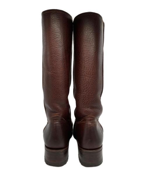 FRYE（フライ）FRYE (フライ) 裏ボア ロングレザーブーツ ブラウン サイズ:6の古着・服飾アイテム