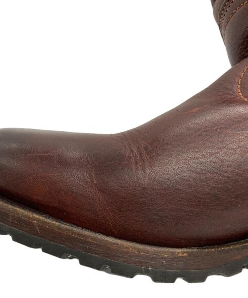 FRYE（フライ）FRYE (フライ) 裏ボア ロングレザーブーツ ブラウン サイズ:6の古着・服飾アイテム