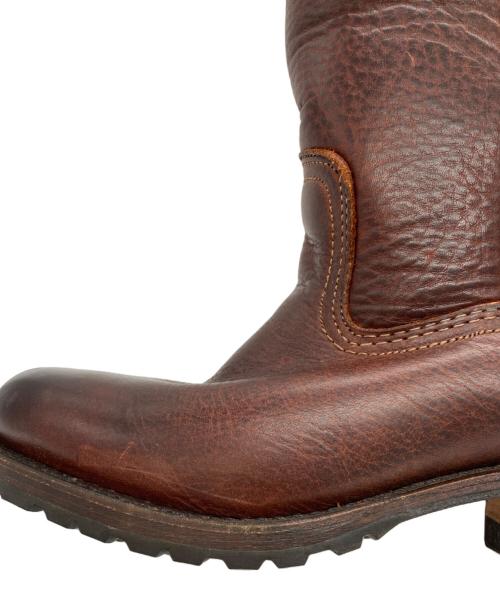 FRYE（フライ）FRYE (フライ) 裏ボア ロングレザーブーツ ブラウン サイズ:6の古着・服飾アイテム