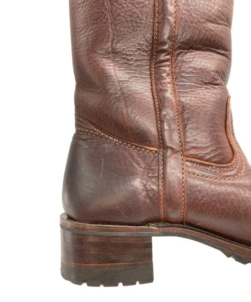 FRYE（フライ）FRYE (フライ) 裏ボア ロングレザーブーツ ブラウン サイズ:6の古着・服飾アイテム
