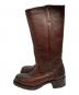 FRYE (フライ) 裏ボア ロングレザーブーツ ブラウン サイズ:6：9000円